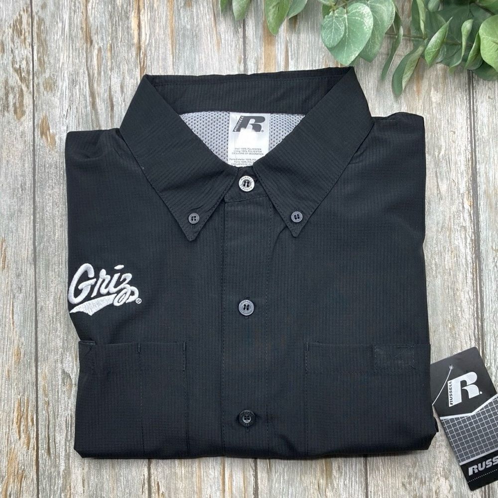 Men’s Montana Griz Sun Protection Fishing Outdoor Long Sleeve Button Front Shirt